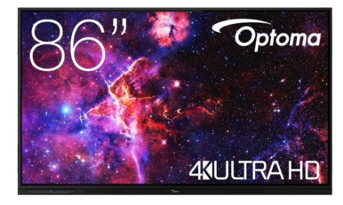 Optoma H1F0H08BW101 interactive whiteboard 2.18 m (86") 3840 x 2160 pixels Touchscreen Black USB