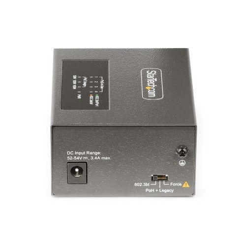 StarTech.com 4-Port Multi-Gigabit PoE++ Injector, 5/2.5/1G Ethernet (NBASE-T), PoE/PoE+/PoE++ (802.3af/802.3at/802.3bt), 160Watts Power Budget, Wall/DIN Rail Mountable, Unmanaged
