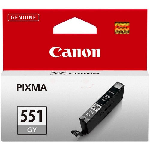 Canon 6512B001/CLI-551GY Ink cartridge gray, 780 pages ISO/IEC 24711 126 Photos 7ml for Canon Pixma IP 8700/MG 6350/MG 7550