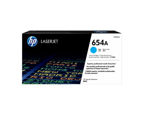 HP CF331A/654A Toner cartridge cyan, 15K pages ISO/IEC 19798 for HP Color LaserJet M 651