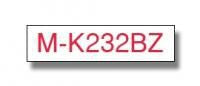 Brother MK-232BZ DirectLabel red on white 12mm x 8m for Brother P-Touch M 9-12mm