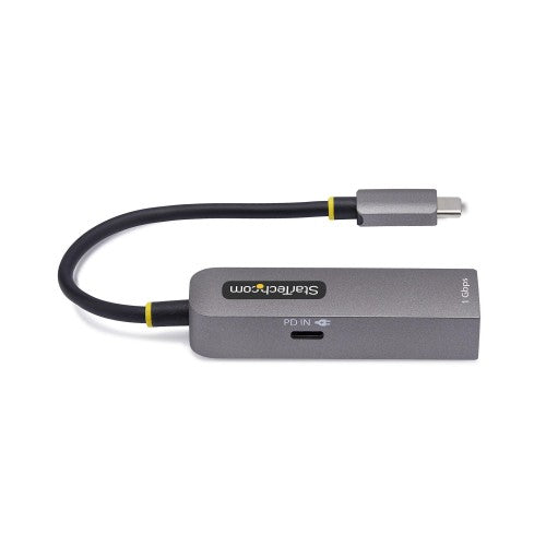StarTech.com USB-C to Ethernet Adapter, NIC, 100W PD Pass-Through, USB 3.0 Type-C 1Gbps Multi Speed Network Adapter, Thunderbolt Compatible, Windows & Mac