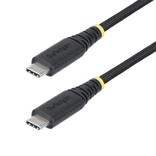 StarTech.com 3ft (1m) USB-C Charging Cable, Durable and Ultra-Flexible, 240W (5A) PD EPR, USB 2.0 Laptop Charger Cable, USB-IF Certified, Rugged USB-C Charging Cord
