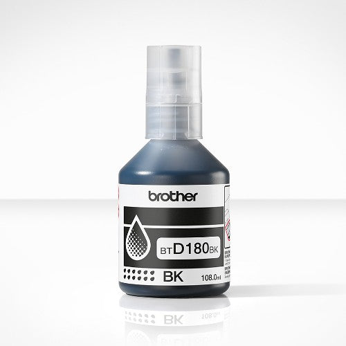 Brother BT-D180BK Ink bottle black, 7.5K pages ISO/IEC 19752 108ml for Brother DCP-T 580 DW