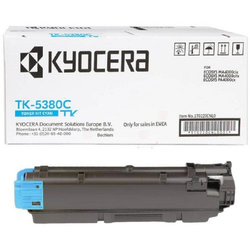Kyocera 1T02Z0CNL0/TK-5380C Toner-kit cyan, 10K pages ISO/IEC 19752 for Kyocera PA 4000