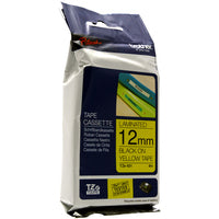 Brother TZE-631 DirectLabel black on yellow Laminat 12mm x 8m for Brother P-Touch TZ 3.5-18mm/6-12mm/6-18mm/6-24mm/6-36mm