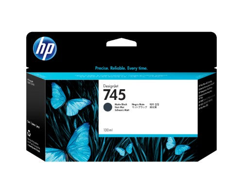 HP F9J99A/745 Ink cartridge black matt 130ml for HP DesignJet Z 2600