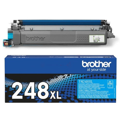 Brother TN-248XLC Toner-kit cyan high-capacity, 2.3K pages ISO/IEC 19752 for Brother DCP-L 3500/HL-L 8200/MFC-L 8300