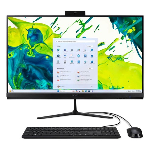Acer Aspire C27-2G Intel® Core™ i5 i5-13420H 68.6 cm (27") 1920 x 1080 pixels All-in-One PC 8 GB DDR4-SDRAM 512 GB SSD Windows 11 Home Wi-Fi 6 (802.11ax) Black