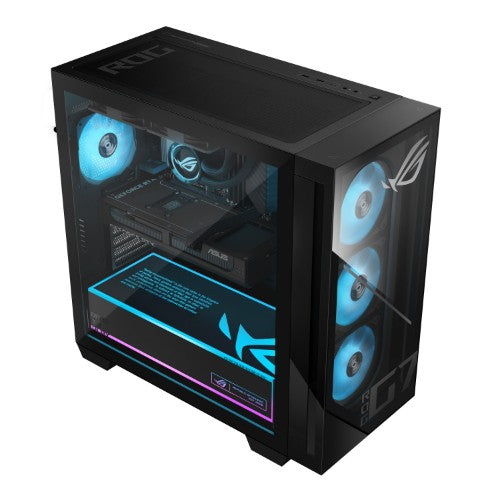 ASUS ROG G700 GM700TZ-R8700F040W AMD Ryzen™ 7 8700F 32 GB DDR5-SDRAM 1 TB SSD NVIDIA GeForce RTX 5070 Windows 11 Home Tower PC Black