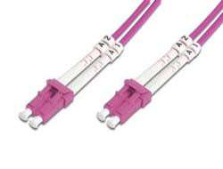 Digitus Fiber Optic Multimode Patchcord, OM4, LC / LC