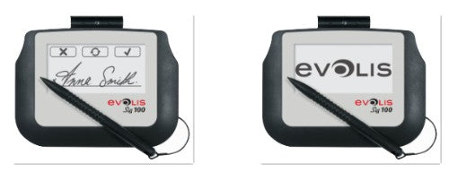 Evolis SIG100 10.2 cm (4") White, Black LCD