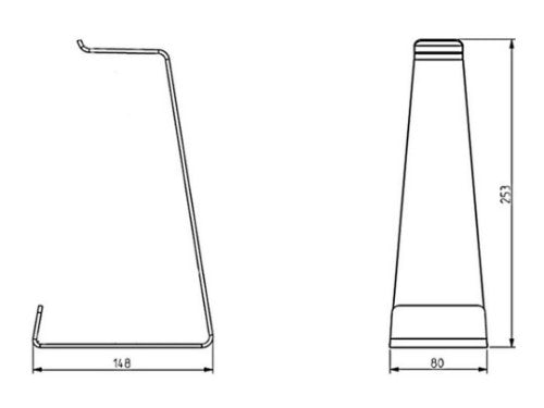 Multibrackets M Headset Holder Table stand Black