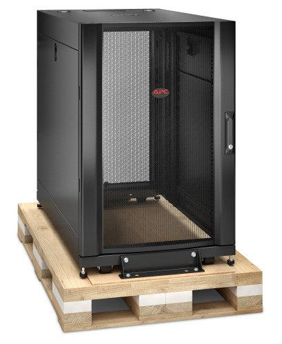 APC NetShelter SX, Server Rack Enclosure, 18U, Shock Packaging, Black, 925H x 600W x 1070D mm