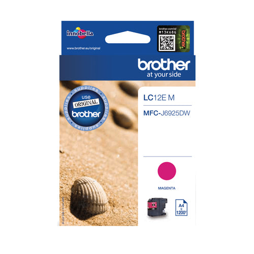 Brother LC-12EM Ink cartridge magenta, 1.2K pages ISO/IEC 24711 for Brother MFC-J 6925