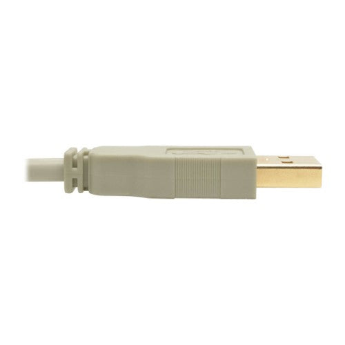 Tripp Lite U022-006-BE USB 2.0 A to B Cable (M/M), Beige, 6 ft. (1.83 m)