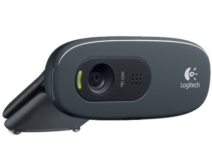 Logitech HD C270 webcam 3 MP 1280 x 720 pixels USB 2.0 Black, Grey