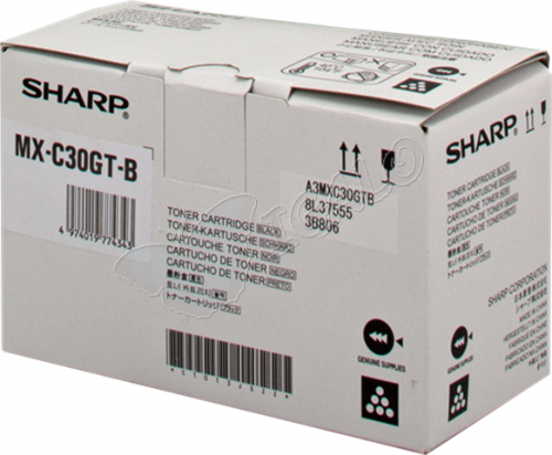 Sharp MXC-30GTB Toner-kit black, 6K pages ISO/IEC 19752 for Sharp MX-C 250 F