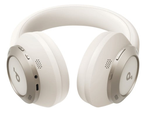 Soundcore Space One Pro Headset Wireless Head-band Calls/Music Bluetooth White