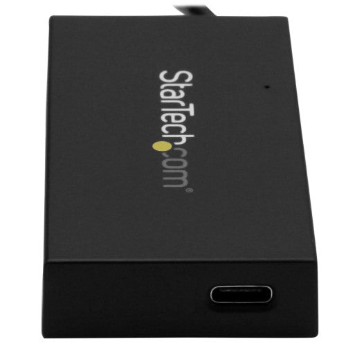 StarTech.com 4 Port USB 3.0 Hub - USB Type-A Hub with 1x USB-C & 3x USB-A (SuperSpeed 5Gbps) - USB Bus or Self-Powered - Portable USB 3.1/3.2 Gen 1 BC 1.2 Charging Hub w/ Power Adapter~4 Port USB 3.0 Hub - USB Type-A Hub with 1x USB-C & 3x USB-A (SuperSpe