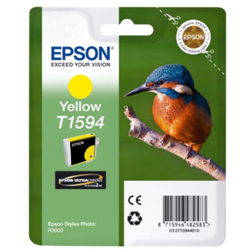 Epson C13T15944010/T1594 Ink cartridge yellow 17ml for Epson Stylus Photo R 2000