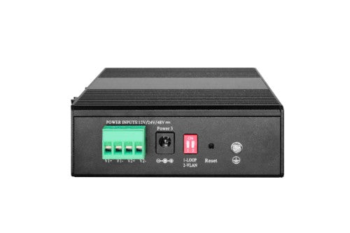 LevelOne Hilbert 8-Port Industrial Gigabit PoE Smart Lite Switch, 8 PoE Outputs, 802.3at/af PoE
