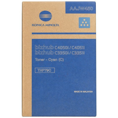 Konica Minolta AAJW450/TNP-79C Toner cyan, 9K pages for KM Bizhub C 3350 i