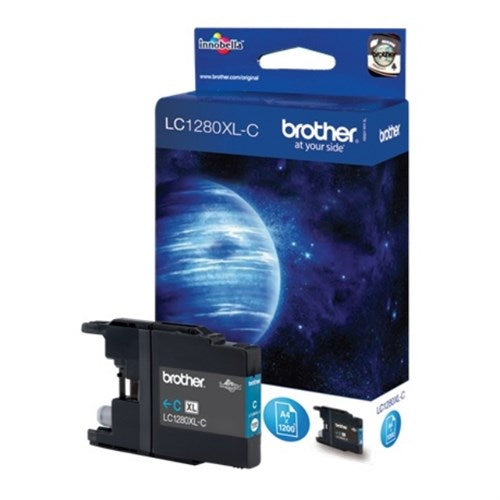 Brother LC-1280XLC Ink cartridge cyan high-capacity, 1.2K pages ISO/IEC 24711 for Brother MFC-J 6510