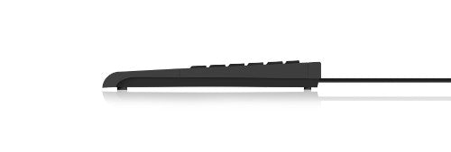 KeySonic ACK-3410 (DE) keyboard Office USB QWERTZ German Black
