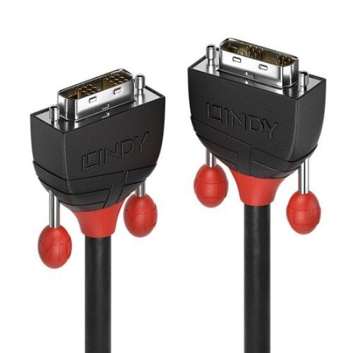 Lindy 2m DVI-D Single Link Cable, Black Line
