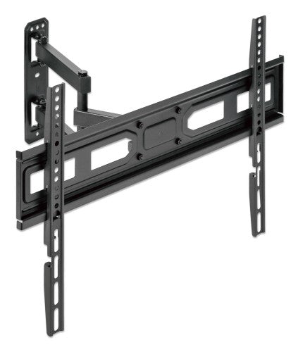 Manhattan Wall Mount for TV & Monitors (Full Motion), For screens 32" to 65", VESA compatability: all between 100x100mm and 600x400mm - check the dimensions of the four mounting holes on back of screen to ensure it fits, Max 35kg, Black, Bracket, Lifetime