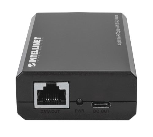 Intellinet PoE Splitter with USB-C Output, PoE++ / 4PPoE, Gigabit Ultra, IEEE 802.3bt, RJ45 In and Out Ports, Up to 45 W USB-C Output Port