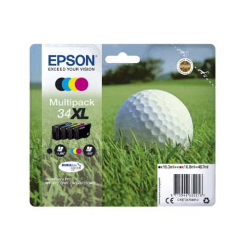 Epson C13T34714010/34XL Ink cartridge black high-capacity, 1.1K pages 16,3ml for Epson WF-3720