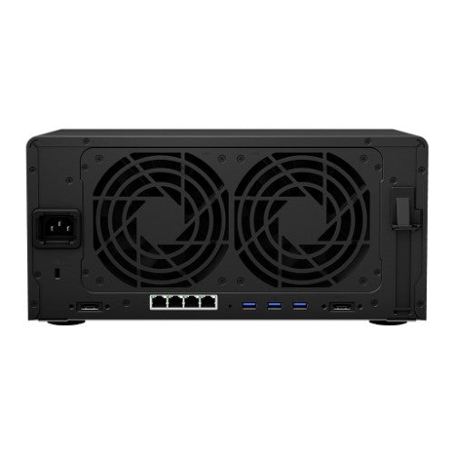 Synology DiskStation DS1821+ NAS/storage server Tower Ryzen Embedded V1500B 4 GB DDR4 0 TB DiskStation Manager Black