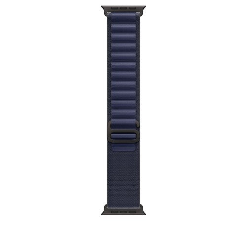 Apple 49mm Navy Alpine Loop - Medium - Black Titanium Finish