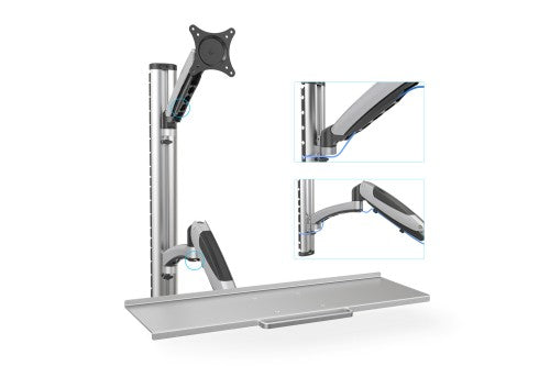 Digitus Workstation (monitor, keyboard, mouse) Wall Mount