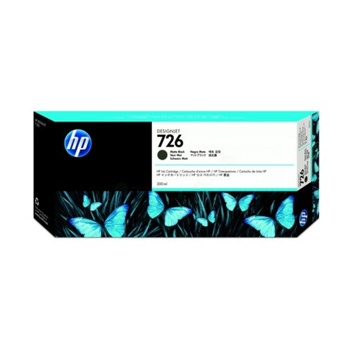 HP CH575A/726 Ink cartridge black matt 300ml for HP DesignJet T 1200/1300