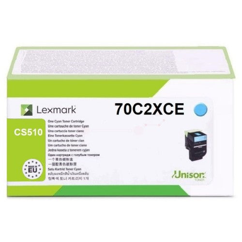 Lexmark 70C2XCE/702XC Toner-kit cyan extra High-Capacity Project, 4K pages ISO/IEC 19798 for Lexmark CS 510