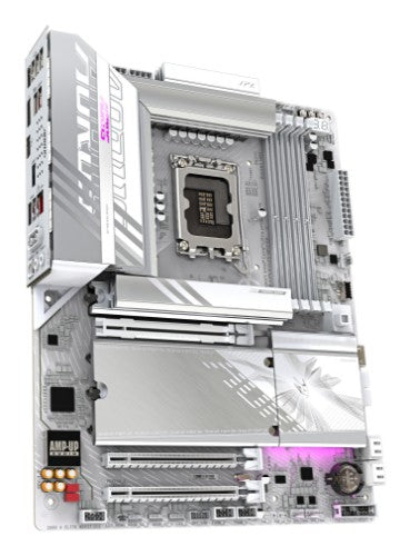GIGABYTE Z890 AORUS ELITE WIFI7 ICE Motherboard - Supports Intel Core Ultra (Series 2) CPUs, 16+1+2 phases VRM, up to 8800MHz DDR5 (OC), 1xPCIe 5.0 + 3xPCIe 4.0, Wi-Fi 7, 2.5GbE LAN, Thunderbolt 4