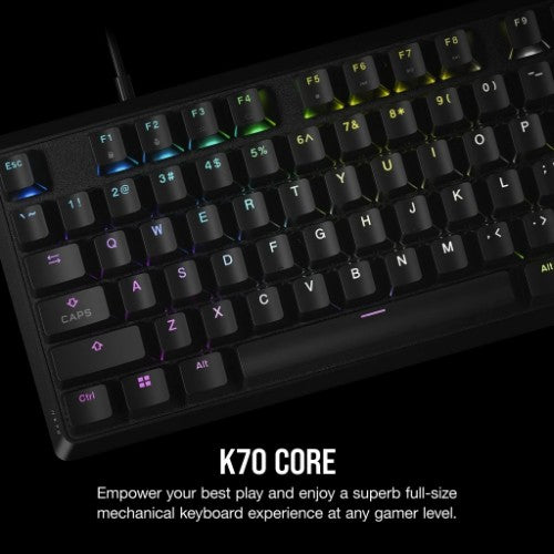 Corsair K70 CORE RGB keyboard Gaming USB QWERTY UK English Black