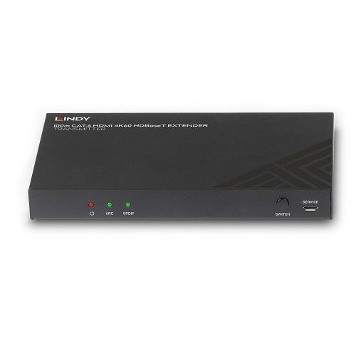 Lindy 100m Cat.6 HDMI 4K60, Audio, IR and RS-232 HDBaseT Transmitter