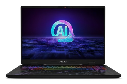 MSI Pulse 16 AI C1V Intel Core Ultra 7 155H Laptop 40.6 cm (16") Quad HD+ 16 GB DDR5-SDRAM 1 TB SSD NVIDIA GeForce RTX 4060 Wi-Fi 6E (802.11ax) Windows 11 Home Black