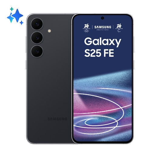 Samsung Galaxy S25 FE 5G 17 cm (6.7") Dual SIM USB Type-C 8 GB 128 GB 4900 mAh Black