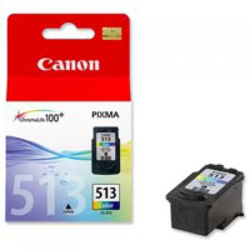 Canon 2971B001/CL-513 Printhead cartridge color, 349 pages ISO/IEC 24711 145 Photos 13ml for Canon Pixma MP 240
