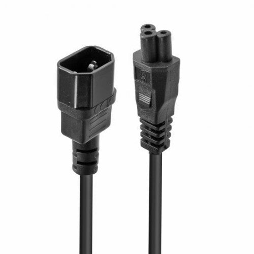 Lindy 3m C5 to C14 Mains Cable, lead free