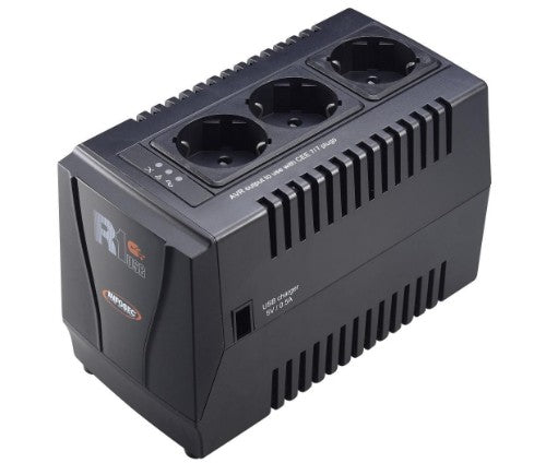 Infosec R1 USB 1000 uninterruptible power supply (UPS) 1 kVA 500 W 3 AC outlet(s)