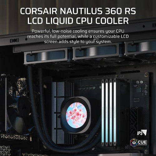 Corsair Nautilus 360 RS Processor All-in-one liquid cooler 12 cm Black