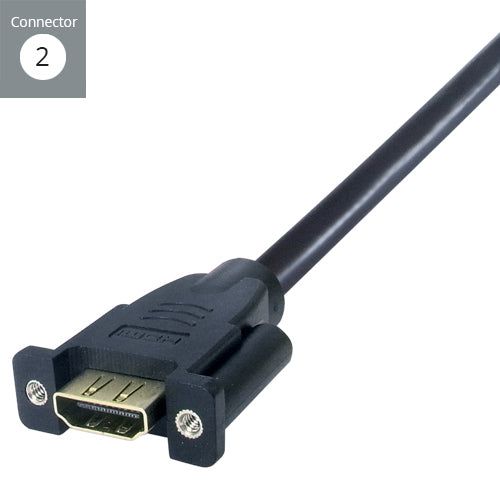 connektgear 5m HDMI V2.0 4K UHD Extension Cable - Male to Female Gold Connectors