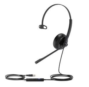Yealink UH34 SE Mono Headset Wired Head-band Office/Call center Black