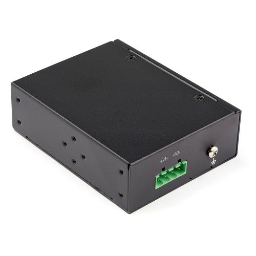 StarTech.com Industrial 5 Port Gigabit PoE Switch - 30W - Power Over Ethernet Switch - Hardened GbE PoE+ Unmanaged Switch - Rugged High Power Gigabit Network Switch IP-30/-40 C to 75 C